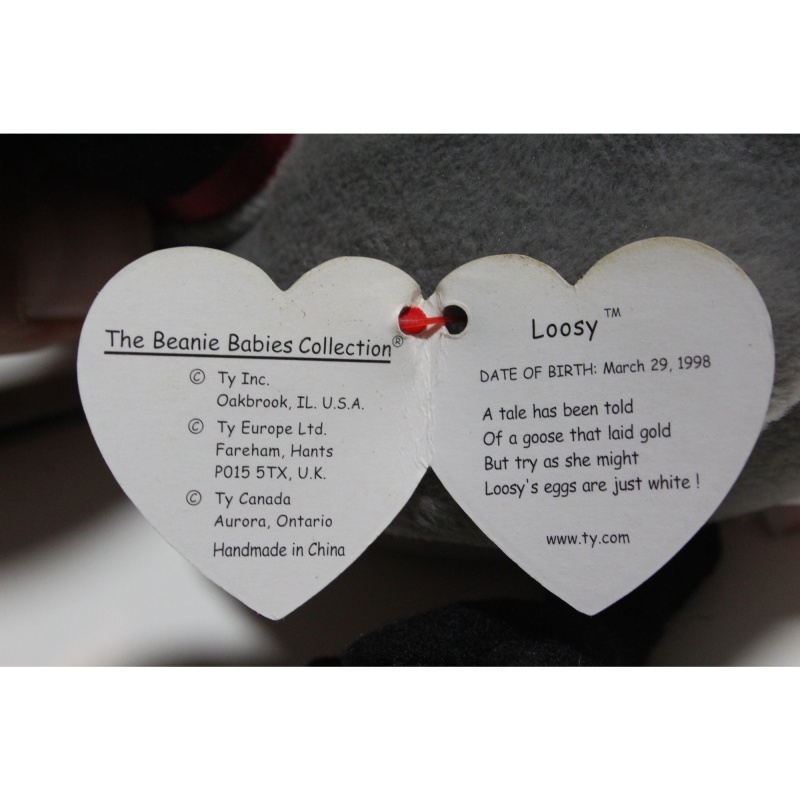 TY Beanie Babies Loosy 1998 P.E. Pellets #87452