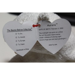 TY Beanie Babies Aurora 2000 P.E. Pellets #87454