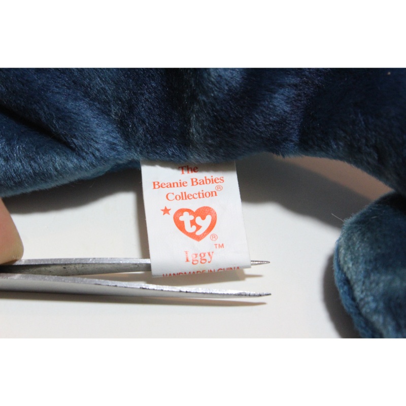 TY Beanie Babies Iggy 1997 P.E. Pellets #87462