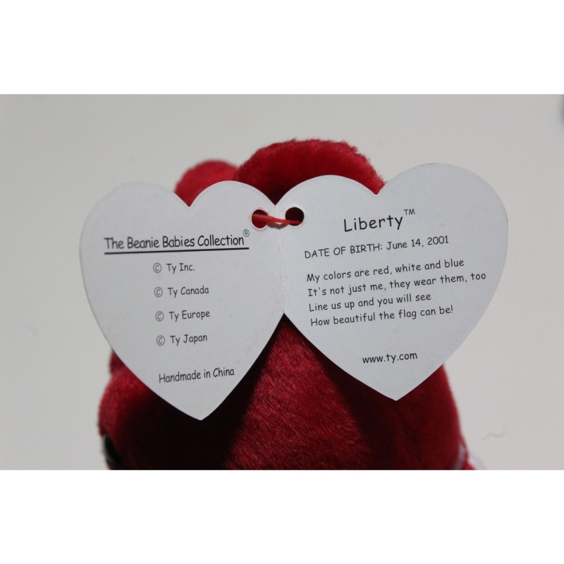 TY Beanie Babies Liberty 2002 P.E. Pellets #87467