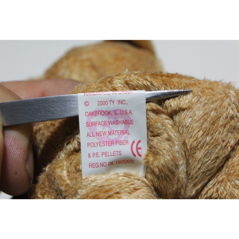 TY Beanie Babies Cashew 2000 P.E. Pellets #87478