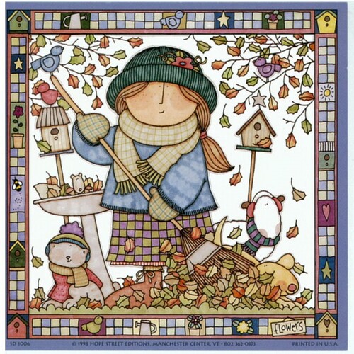 (5 x 5) Art Print SD1006 Sue Dreamer Fall