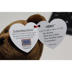 TY Beanie Babies Hero 2003 P.E. Pellets #87483