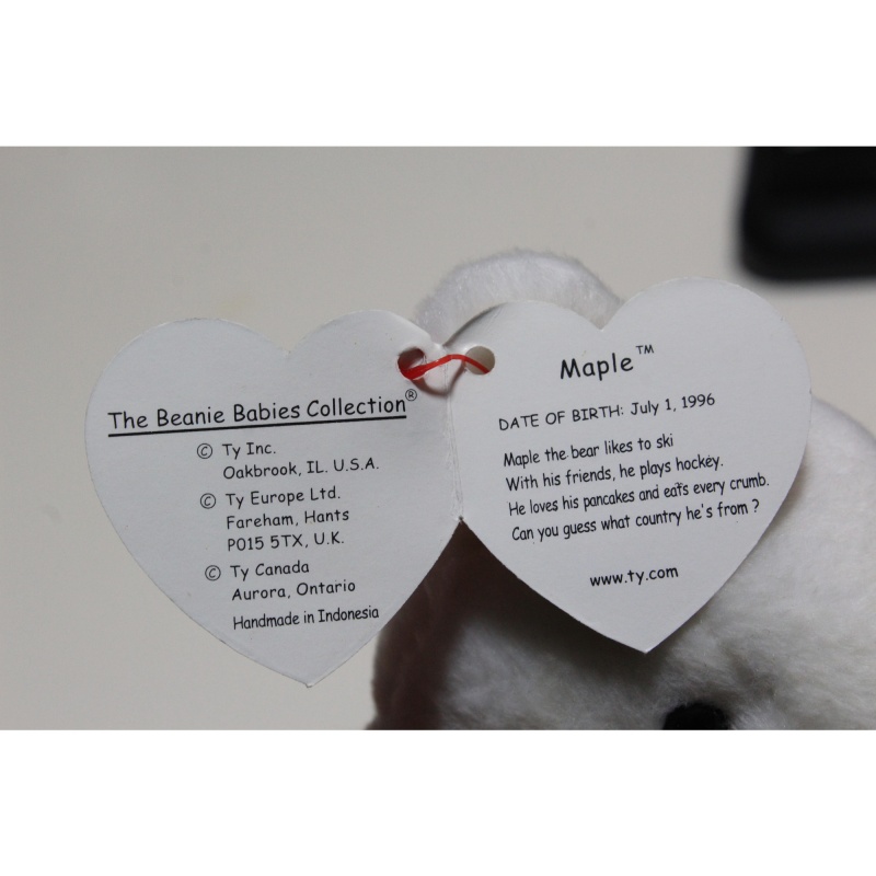 TY Beanie Babies Maple 1996 P.E. Pellets #87485