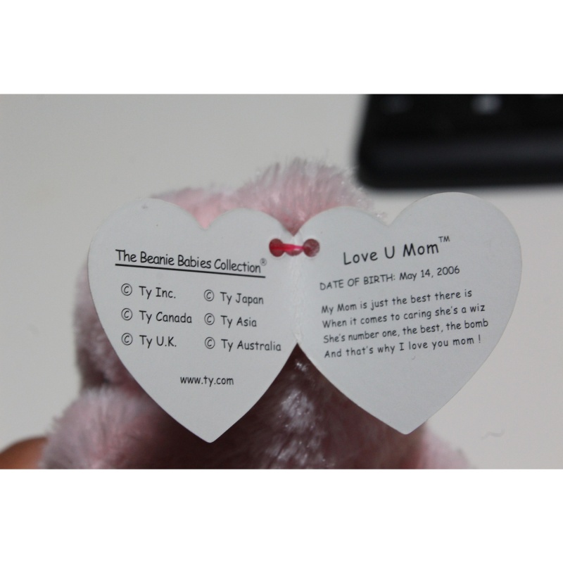 TY Beanie Babies Love U Mom 2005 P.E. Pellets #87486
