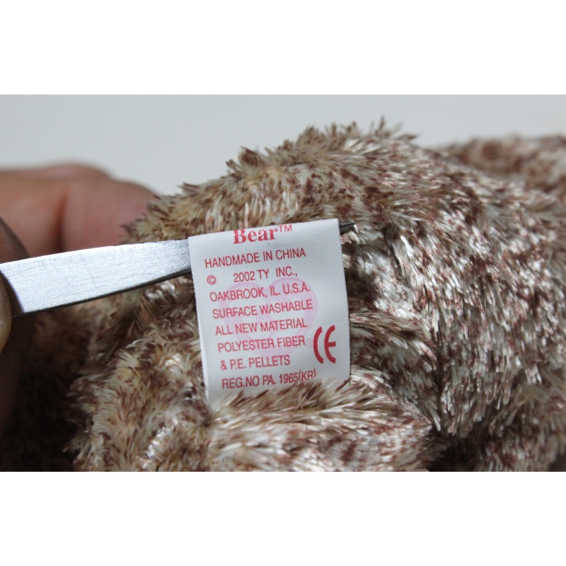 TY Beanie Babies 2002 Signature Bear 2002 P.E. Pellets #87490