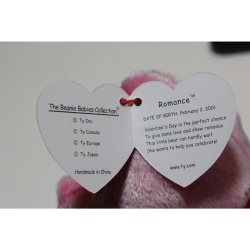 TY Beanie Babies Romance 2001 P.E. Pellets #87491