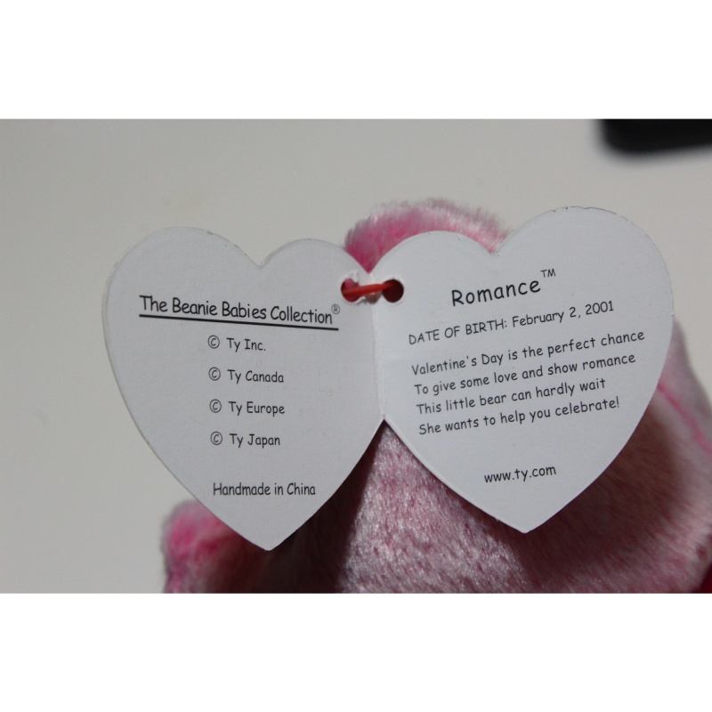 TY Beanie Babies Romance 2001 P.E. Pellets #87491