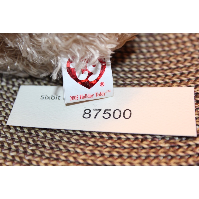 TY Beanie Babies 2005 Holiday Teddy 2005 P.E. Pellets #87500