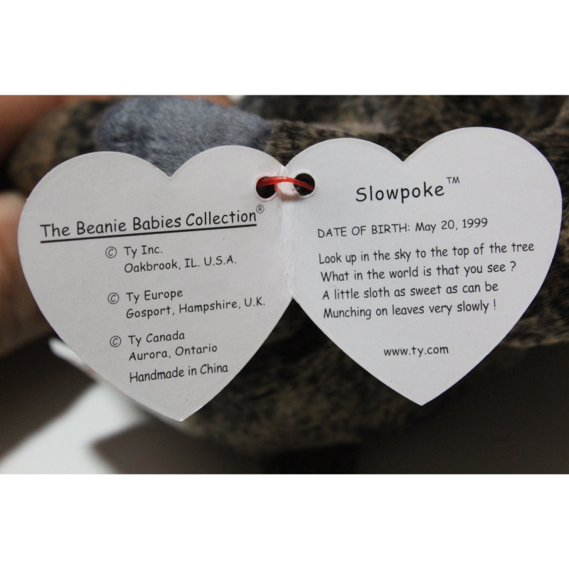 TY Beanie Babies SlowPoke 1999 P.E. Pellets #87508