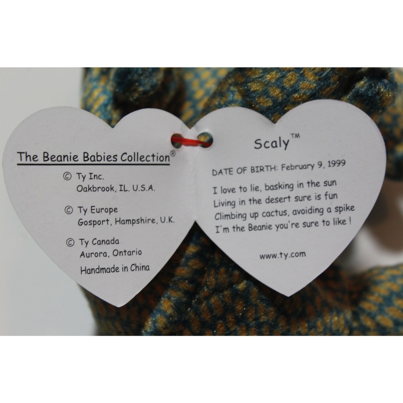 TY Beanie Babies Scaly 1999 P.E. Pellets #87511