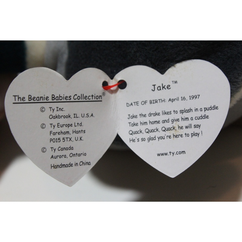 TY Beanie Babies Jake 1998 P.E. Pellets #87515