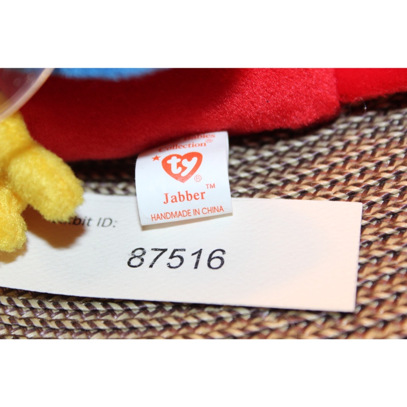 TY Beanie Babies Jabber 1998 P.E. Pellets #87516