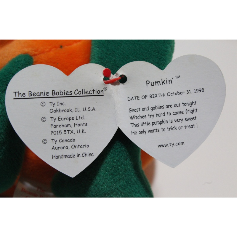 TY Beanie Babies Pumkin 1998 P.E. Pellets #87522