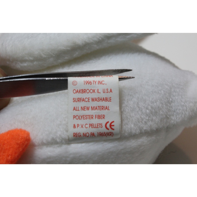 TY Beanie Babies Gracie 1996 PVC Pellets #87523