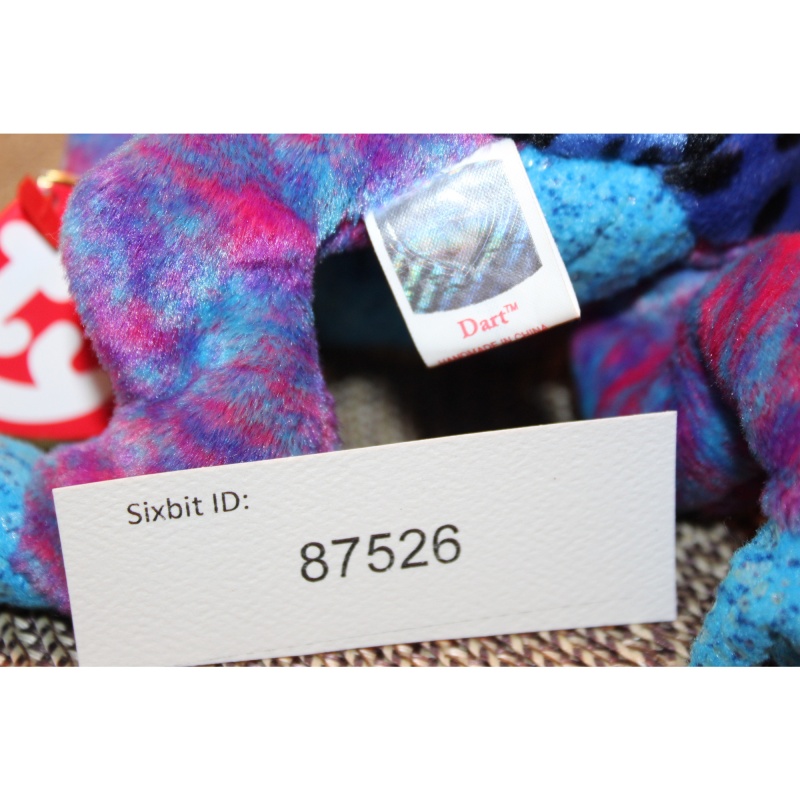 TY Beanie Babies Dart 2001 P.E. Pellets #87526