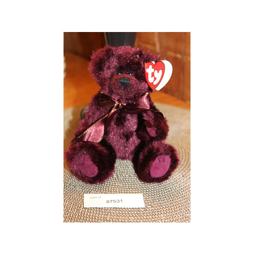 TY Beanie Babies Beargundy 1993  #87531