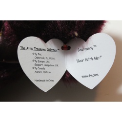 TY Beanie Babies Beargundy 1993  #87531