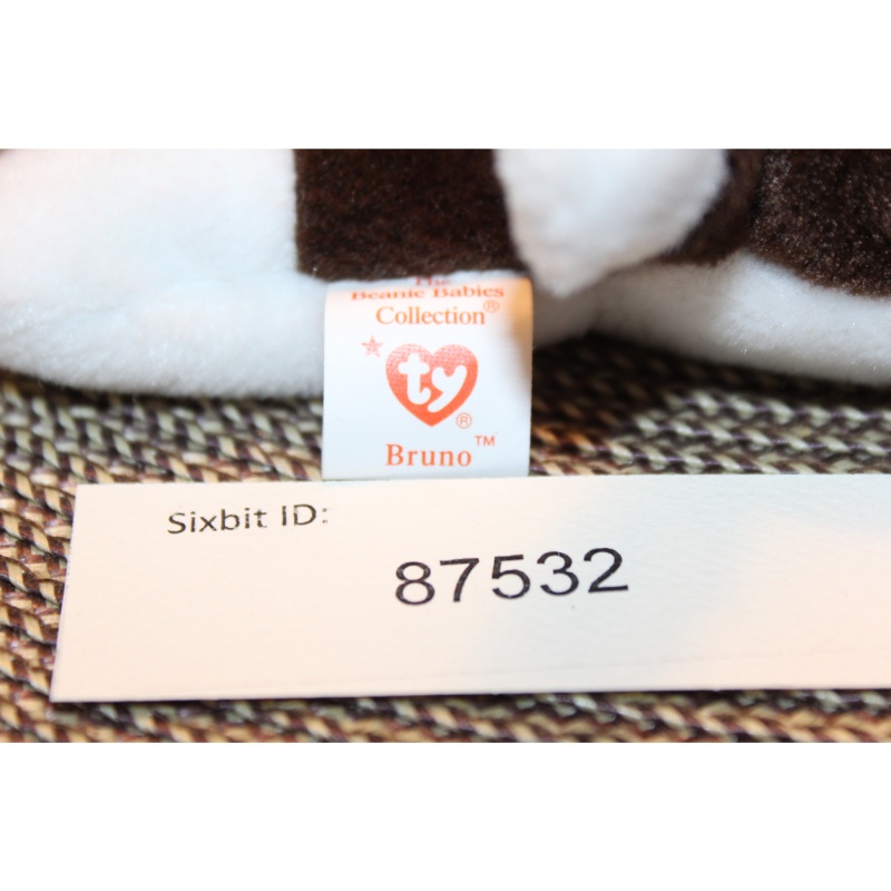 TY Beanie Babies Bruno 1997 P.E. Pellets #87532