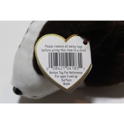 TY Beanie Babies Bruno 1997 P.E. Pellets #87532