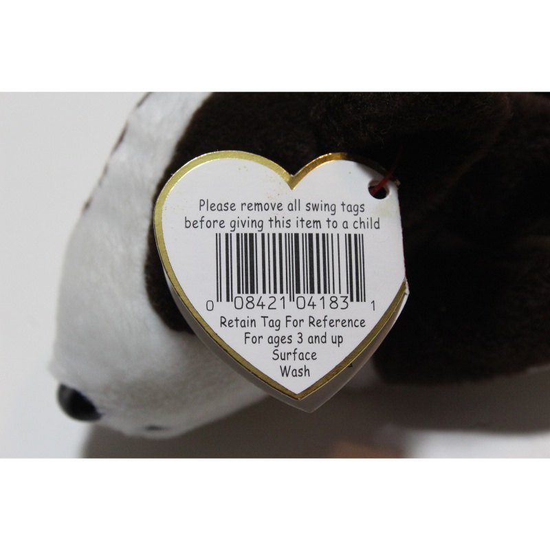 TY Beanie Babies Bruno 1997 P.E. Pellets #87532