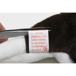 TY Beanie Babies Bruno 1997 P.E. Pellets #87532