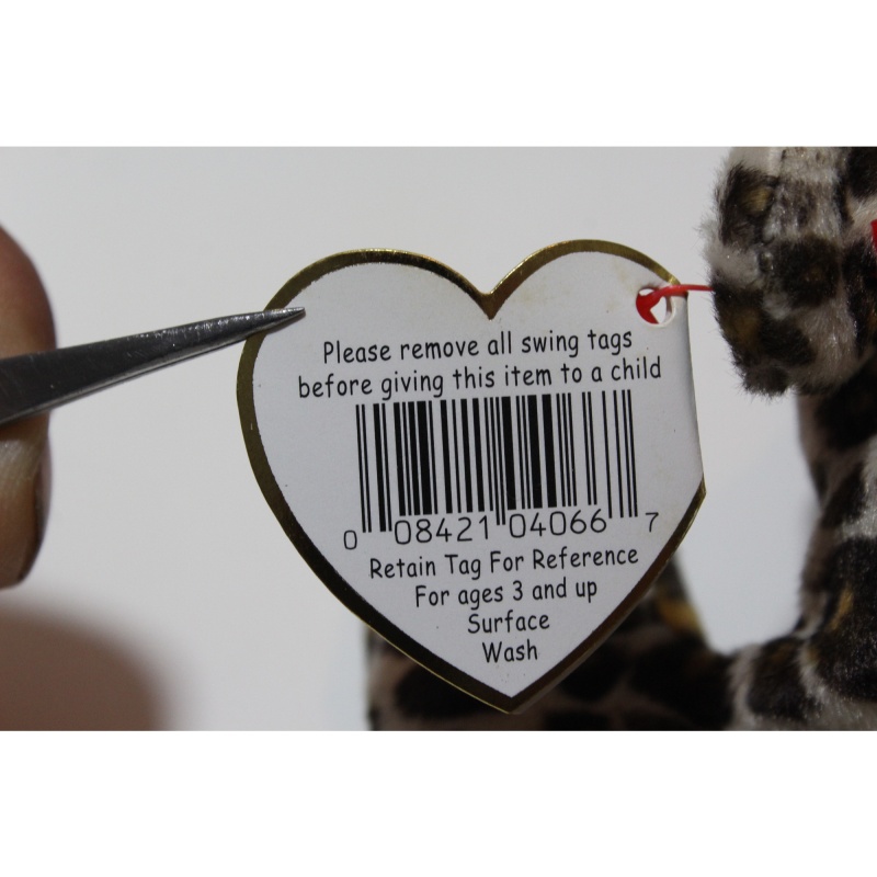 TY Beanie Babies Freckles 1996 P.E. Pellets #87539