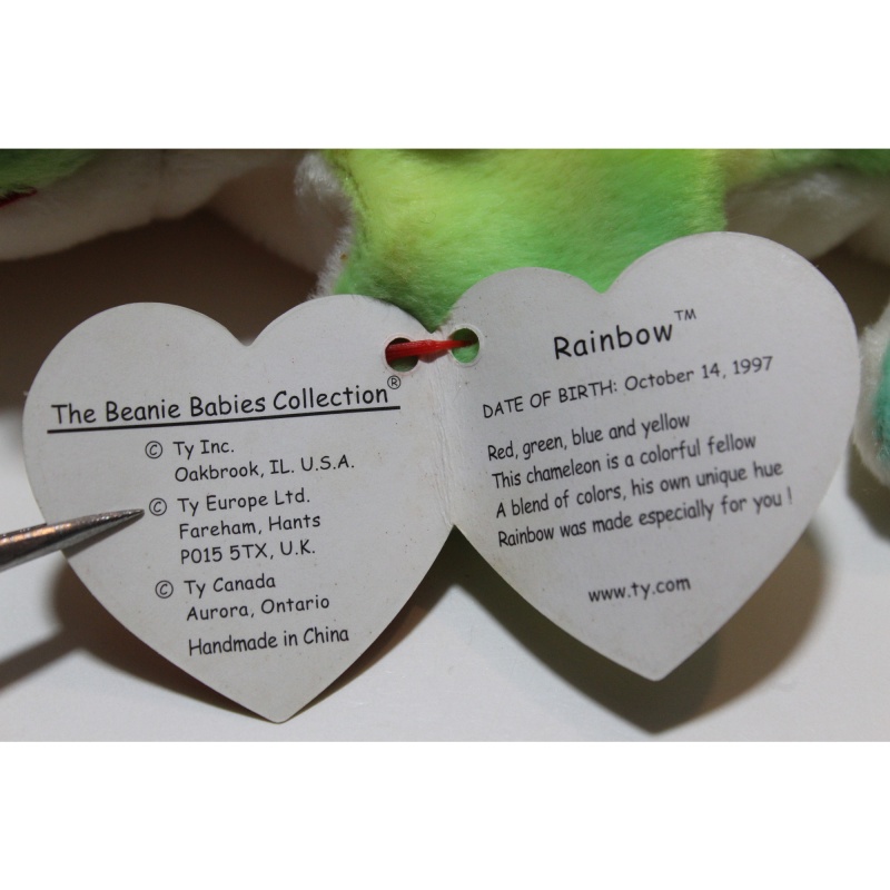 TY Beanie Babies Rainbow 1997 P.E. Pellets #87540