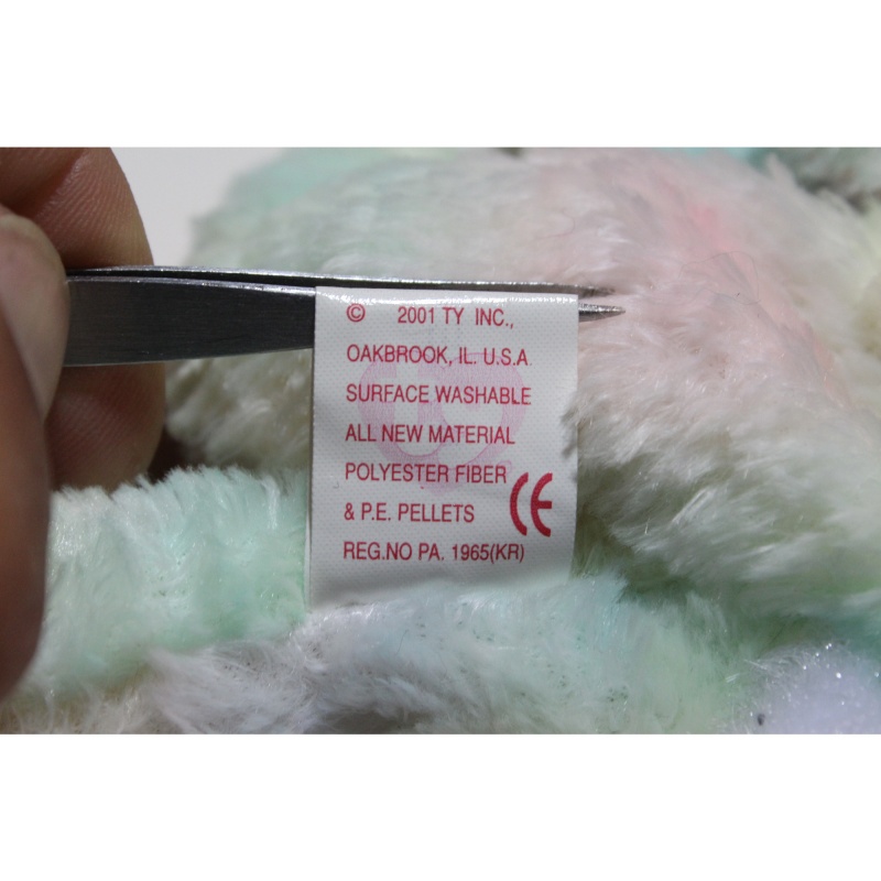 TY Beanie Babies Cottonball 2001 P.E. Pellets #87541