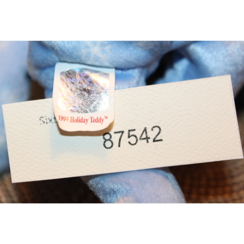 TY Beanie Babies 1999 Holiday Teddy 1999 P.E. Pellets #87542