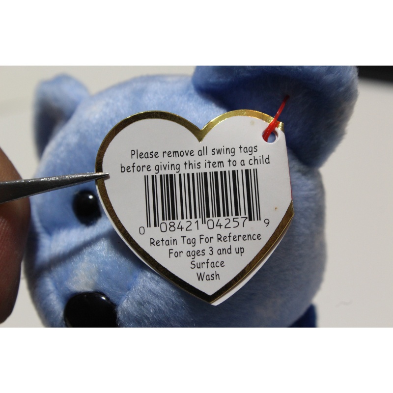 TY Beanie Babies 1999 Holiday Teddy 1999 P.E. Pellets #87542