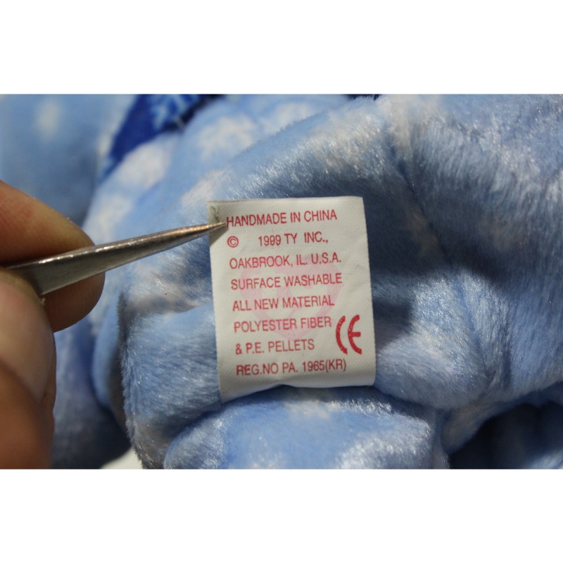 TY Beanie Babies 1999 Holiday Teddy 1999 P.E. Pellets #87542