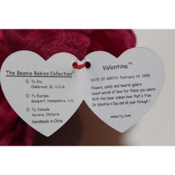 TY Beanie Babies Valentina 1999 P.E. Pellets #87545