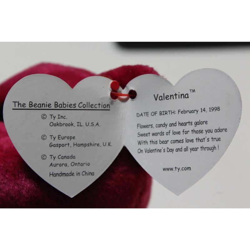 TY Beanie Babies Valentina 1999 P.E. Pellets #87546