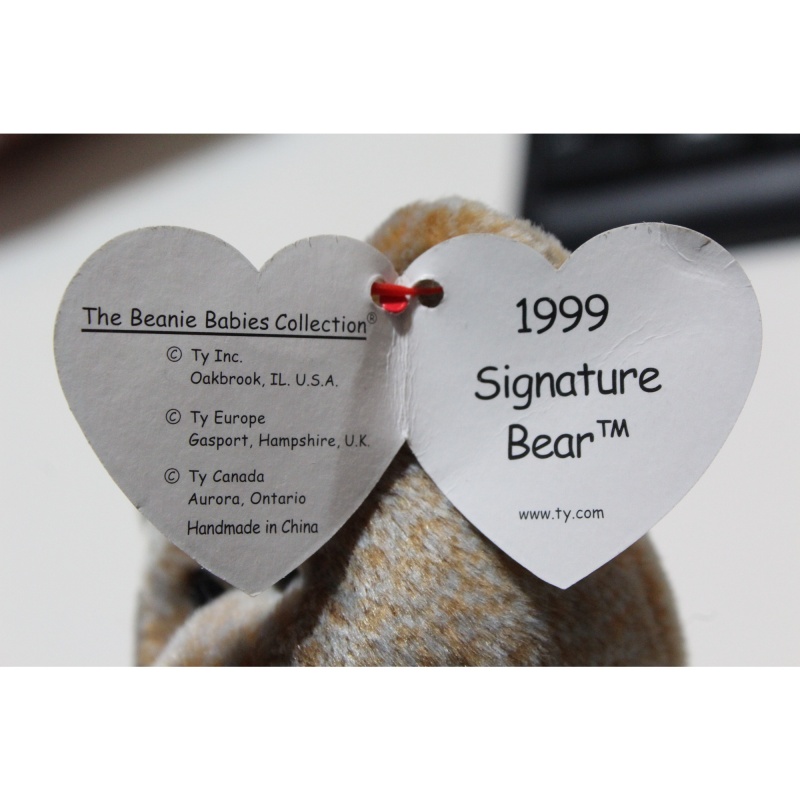 TY Beanie Babies 1999 Signature Bear 1999 P.E. Pellets #87548