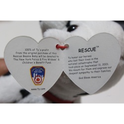TY Beanie Babies Rescue 2001 P.E. Pellets #87550