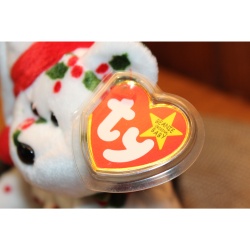 TY Beanie Babies 1998 Holiday Teddy 1998 P.E. Pellets #87551