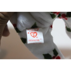 TY Beanie Babies 1998 Holiday Teddy 1998 P.E. Pellets #87551