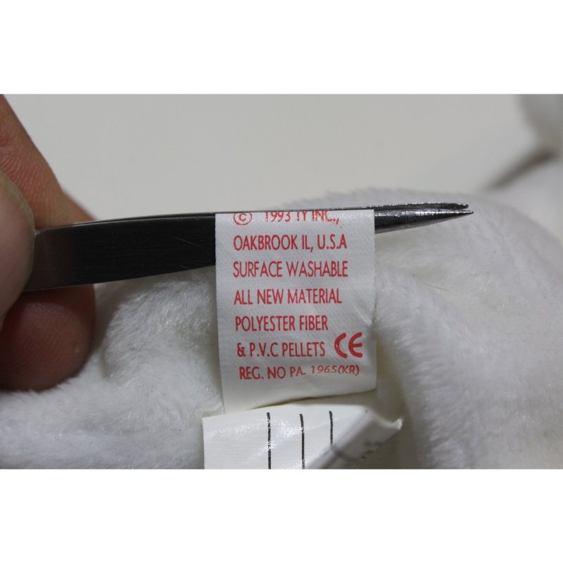 TY Beanie Babies Flip 1993 PVC Pellets #87558