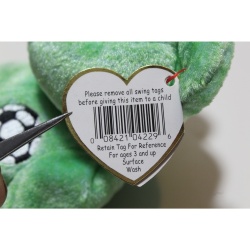 TY Beanie Babies Kicks 1999 P.E. Pellets #87559