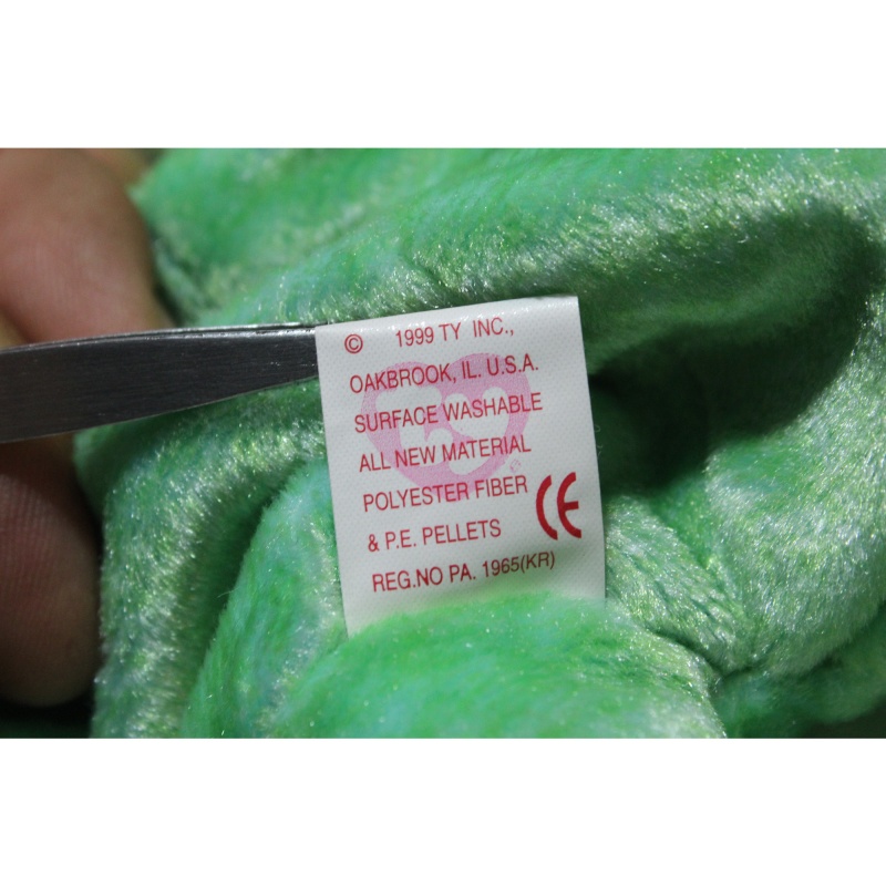 TY Beanie Babies Kicks 1999 P.E. Pellets #87559