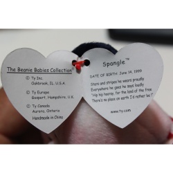 TY Beanie Babies Spangle 1999 P.E. Pellets #87562