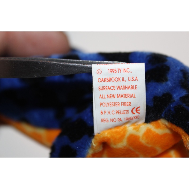 TY Beanie Babies Lizzy 1995 PVC Pellets #87566