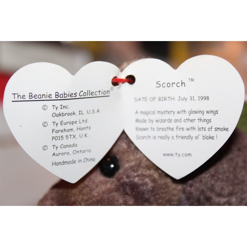 TY Beanie Babies Scorch 1998 P.E. Pellets #87567