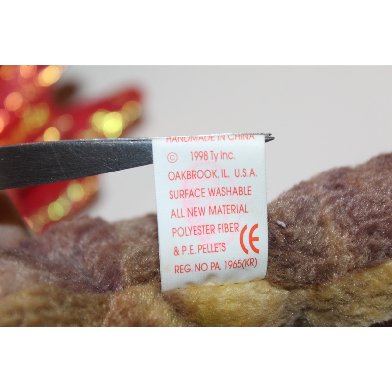 TY Beanie Babies Scorch 1998 P.E. Pellets #87567