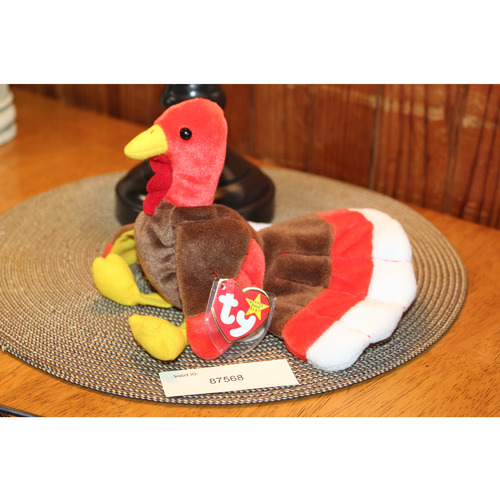 TY Beanie Babies Gobbles 1996 P.E. Pellets #87568