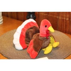 TY Beanie Babies Gobbles 1996 P.E. Pellets #87568