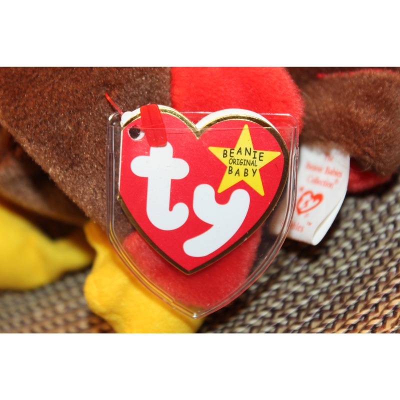 TY Beanie Babies Gobbles 1996 P.E. Pellets #87568