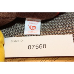 TY Beanie Babies Gobbles 1996 P.E. Pellets #87568