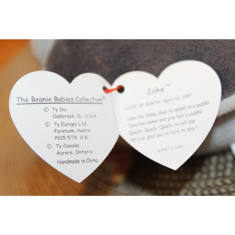 TY Beanie Babies Jake 1998 P.E. Pellets #87570